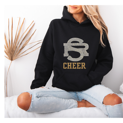 Saints Rhinestone 2025 sweatshirt Front and Back Design