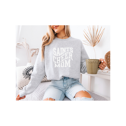 Cheer Mom Wavy Font Crewneck (Copy)