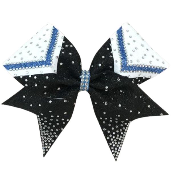 Rhinestone & Glitter Chevron Bow Delight 2