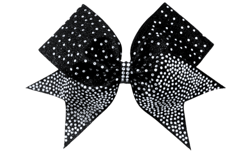 black base heavy rhinestone tails