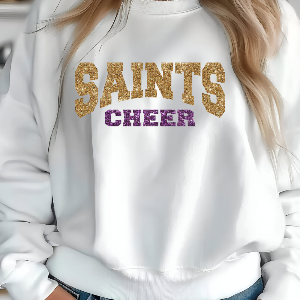 Saints Cheer Crewneck Sweatshirt