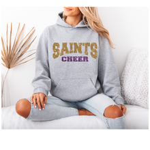 Adult Medium Sport Gray Saints Cheer Design 1