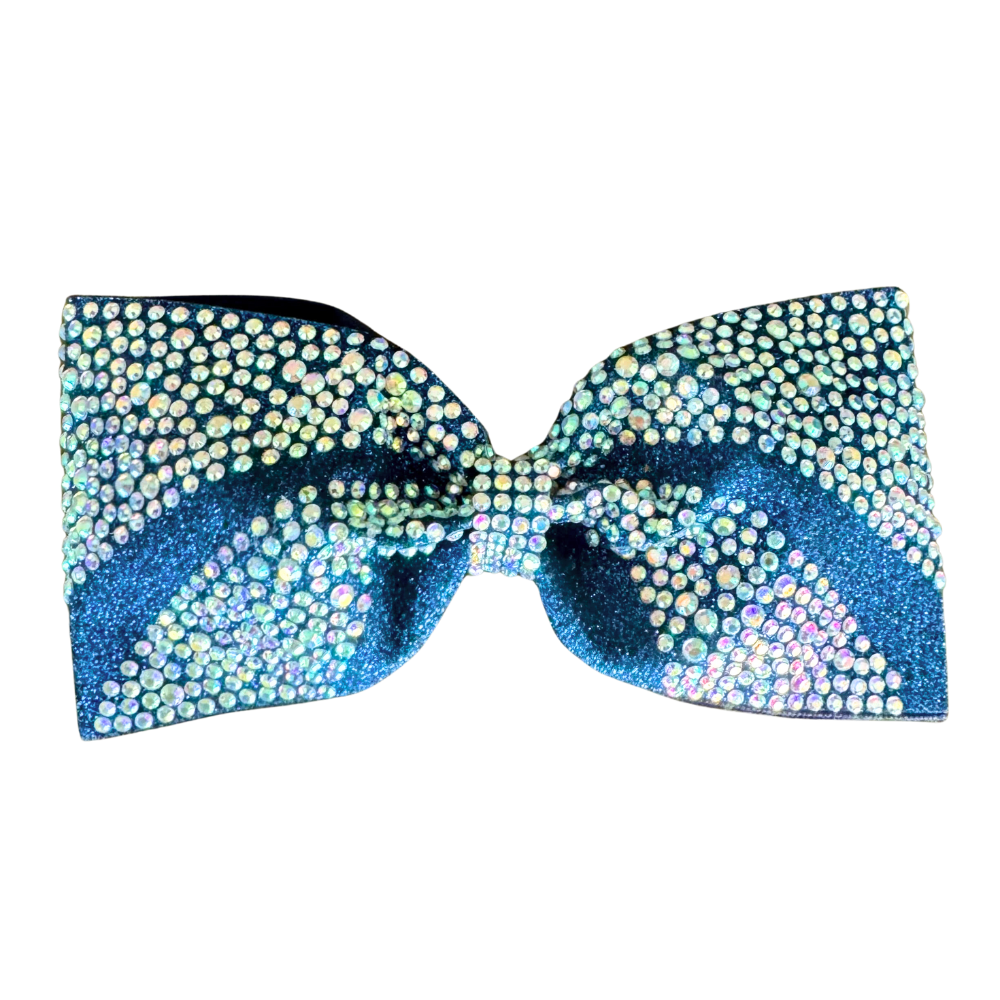 Melony cheer bow navy blue