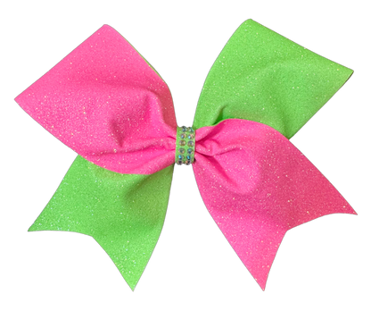 The Tick Tock Basic Glitter Bow