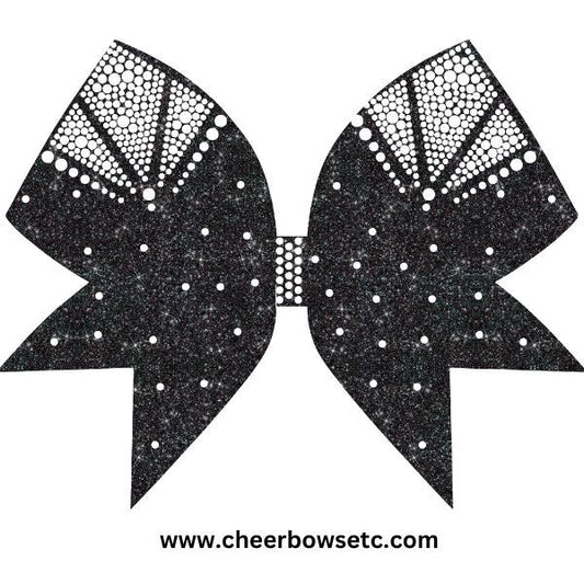 Frosted Loops Rhinestone Cheer Bow – Jess Creations LLC