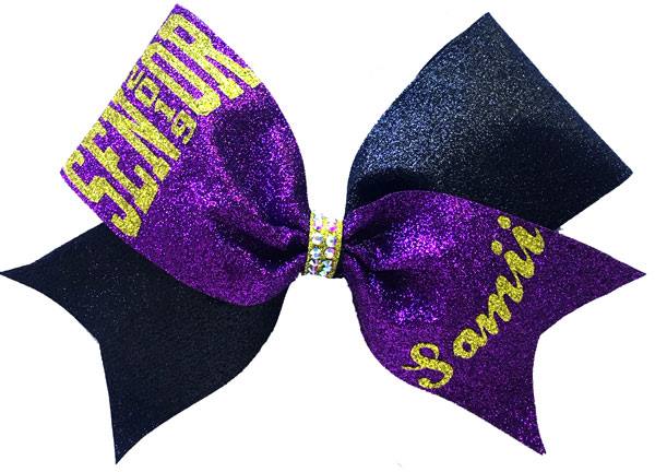 Personalized Tick Tock Senior 2023 Glitter Bow – Cheer Bows Etc