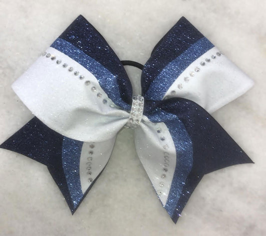 Switch Kick Dynasty Cheer Bow navy white and blue