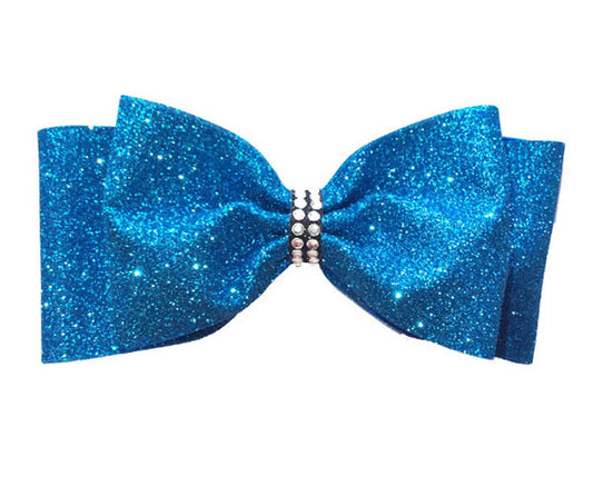 The Isabelle Double Glitter Tailless Bow