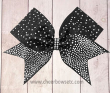 Fin Tail Cheer Bow Black