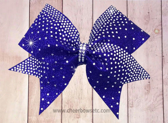 Fish Tail Royal Blue cheer bow