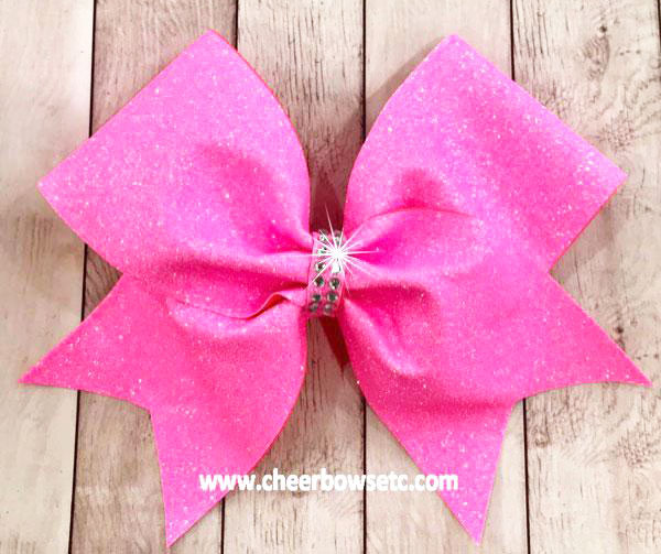 Sparkly Glitter Cheer Bow | Choose your color