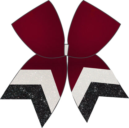 The Double Chevron School Bow-Grosgrain Ribbon