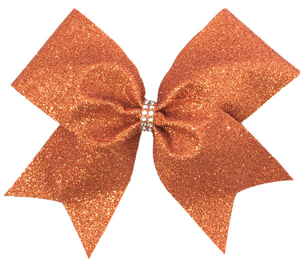 Orange Glitter Bow