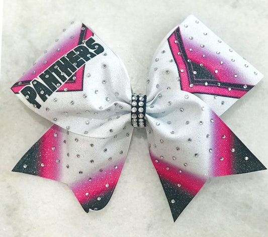Hot Pink cheer bow
