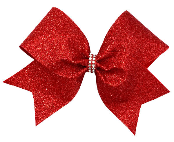 Red Glitter Bow 
