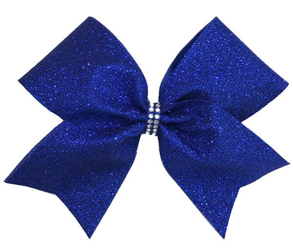 Royal Blue Glitter Bow