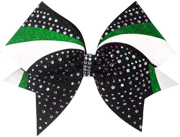 emerald kelly green cheerleading hair bow