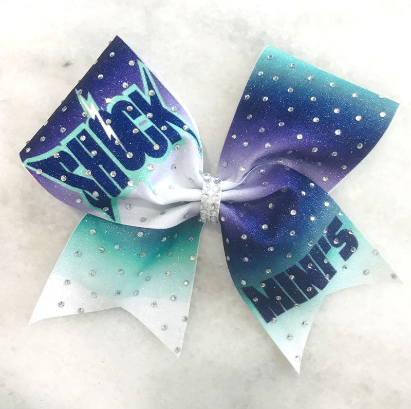 Team Logo Dye Sublimation Cheer Bow – Cheer Bows Etc